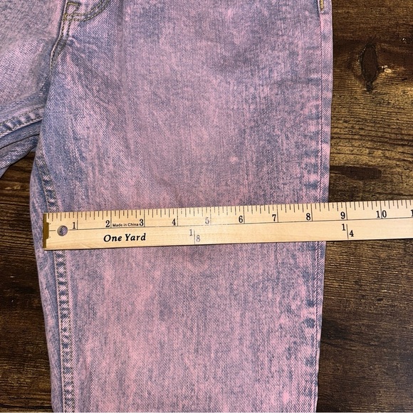 Rebecca Taylor La Vie Jeans Ines Womens 27 Pink Acid High Rise Slim Straight NEW - Picture 14 of 14